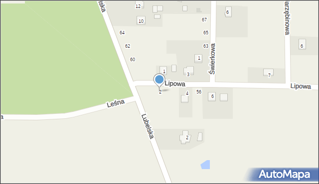 Kanie-Stacja, Lipowa, 2, mapa Kanie-Stacja