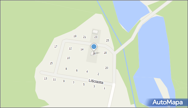 Kiki, Liściasta, 16, mapa Kiki