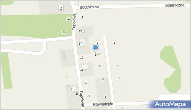 Klepaczka, Lipowa, 4, mapa Klepaczka