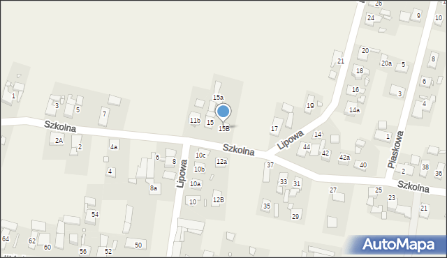 Komprachcice, Lipowa, 15B, mapa Komprachcice