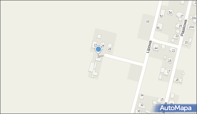 Komprachcice, Lipowa, 23, mapa Komprachcice