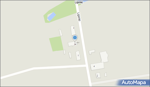 Koronowo, Lipinki, 3A, mapa Koronowo