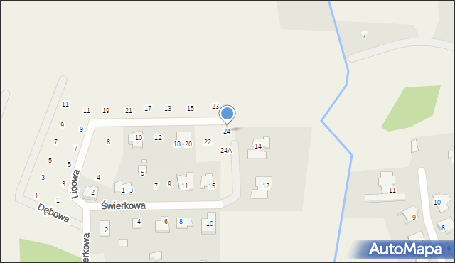 Kotórz Mały, Lipowa, 24, mapa Kotórz Mały