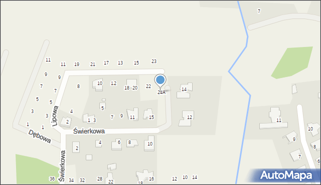 Kotórz Mały, Lipowa, 24A, mapa Kotórz Mały