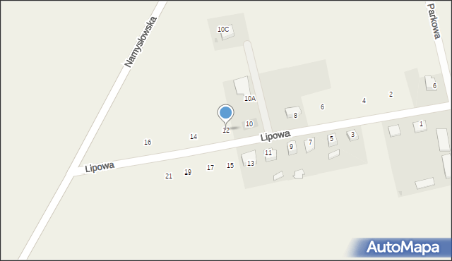 Kowalowice, Lipowa, 12, mapa Kowalowice