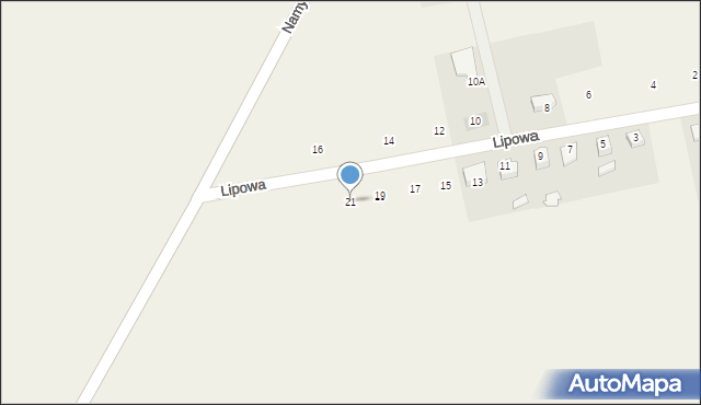 Kowalowice, Lipowa, 21, mapa Kowalowice