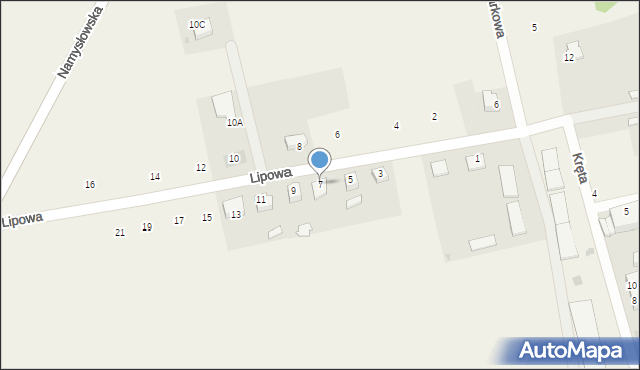 Kowalowice, Lipowa, 7, mapa Kowalowice