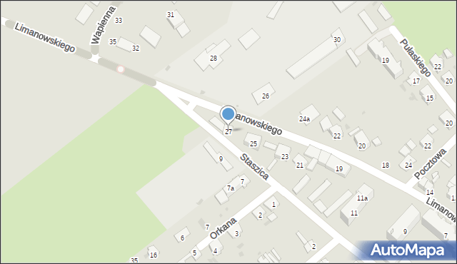 Krapkowice, Limanowskiego Bolesława, 27, mapa Krapkowice