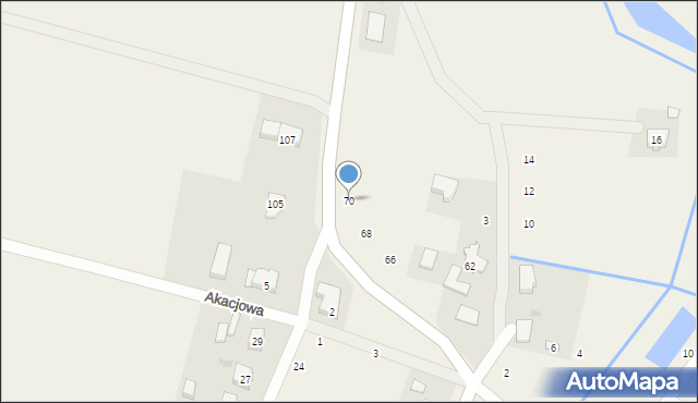 Kuraszków, Lipowa, 70, mapa Kuraszków