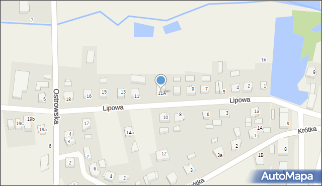 Lewków, Lipowa, 11A, mapa Lewków