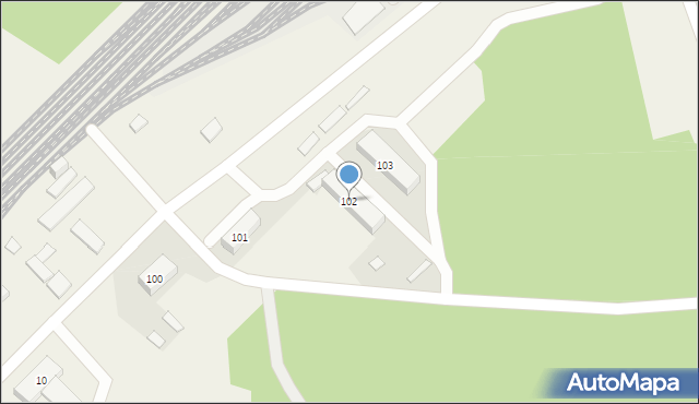 Libiszów, Libiszów, 102, mapa Libiszów