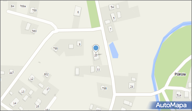 Libusza, Libusza, 10, mapa Libusza