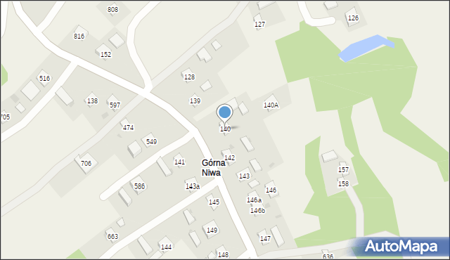 Libusza, Libusza, 140, mapa Libusza