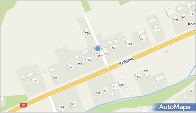 Libusza, Libusza, 496, mapa Libusza
