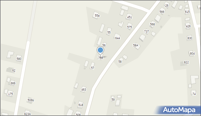 Libusza, Libusza, 766, mapa Libusza