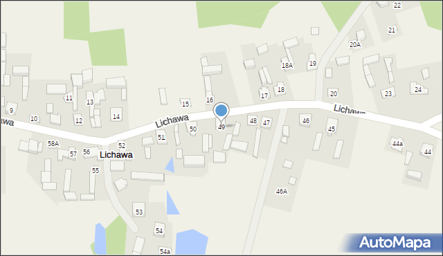 Lichawa, Lichawa, 49, mapa Lichawa