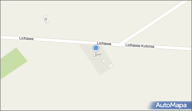 Lichawa, Lichawa, 10, mapa Lichawa