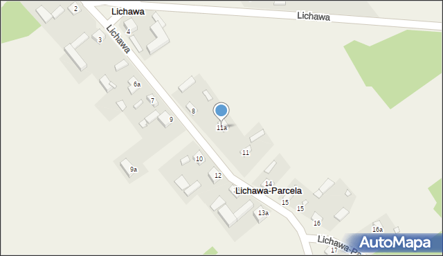 Lichawa, Lichawa, 11a, mapa Lichawa