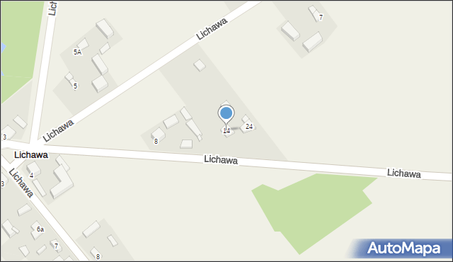 Lichawa, Lichawa, 14, mapa Lichawa