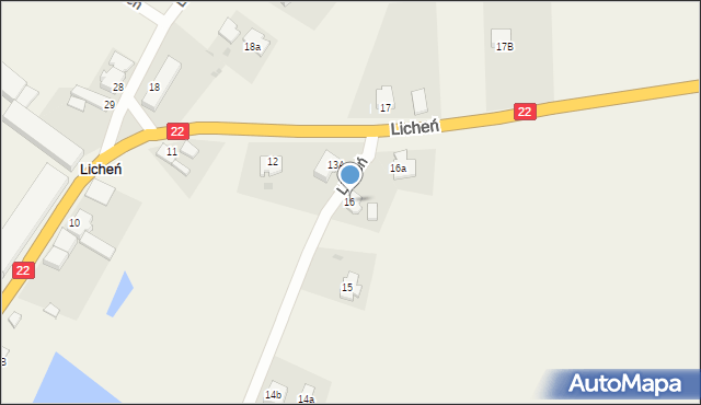 Licheń, Licheń, 16, mapa Licheń