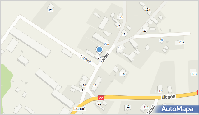 Licheń, Licheń, 27, mapa Licheń