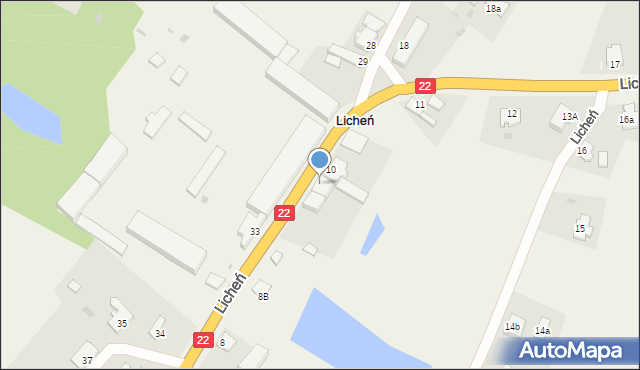 Licheń, Licheń, 9, mapa Licheń