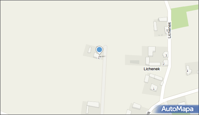 Lichenek, Lichenek, 17, mapa Lichenek