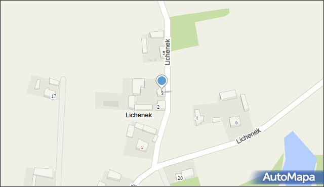 Lichenek, Lichenek, 3, mapa Lichenek