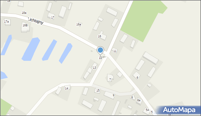 Lichtajny, Lichtajny, 12, mapa Lichtajny