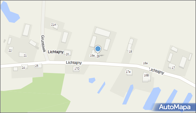 Lichtajny, Lichtajny, 19, mapa Lichtajny