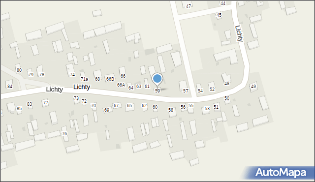 Lichty, Lichty, 59, mapa Lichty