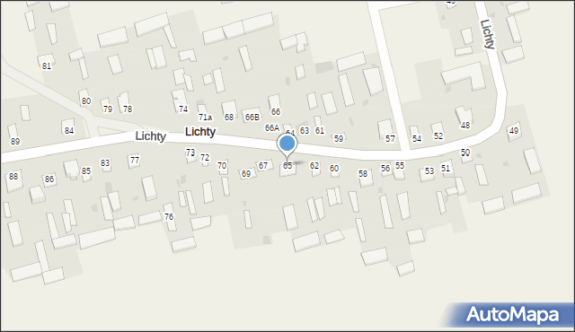 Lichty, Lichty, 65, mapa Lichty