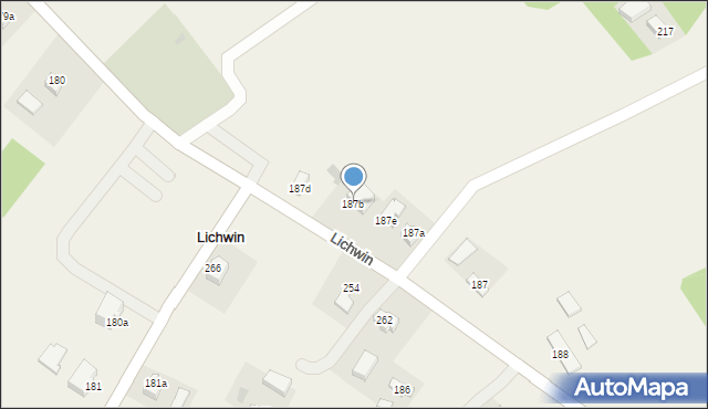 Lichwin, Lichwin, 187b, mapa Lichwin