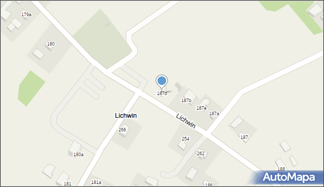 Lichwin, Lichwin, 187d, mapa Lichwin