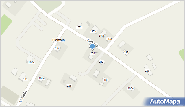 Lichwin, Lichwin, 254, mapa Lichwin