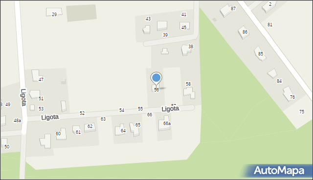 Ligota, Ligota, 56, mapa Ligota