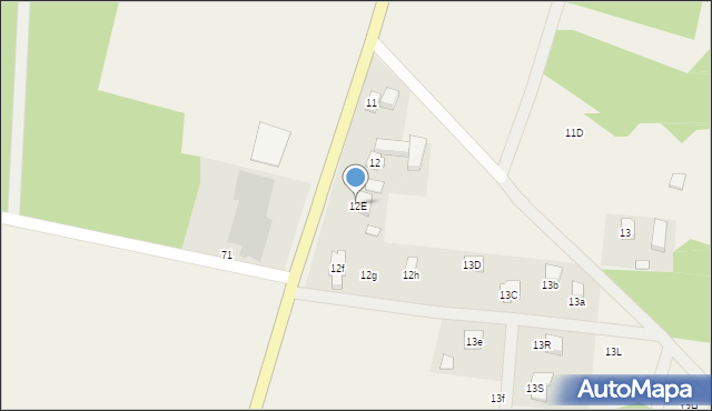 Ligota, Ligota, 12E, mapa Ligota