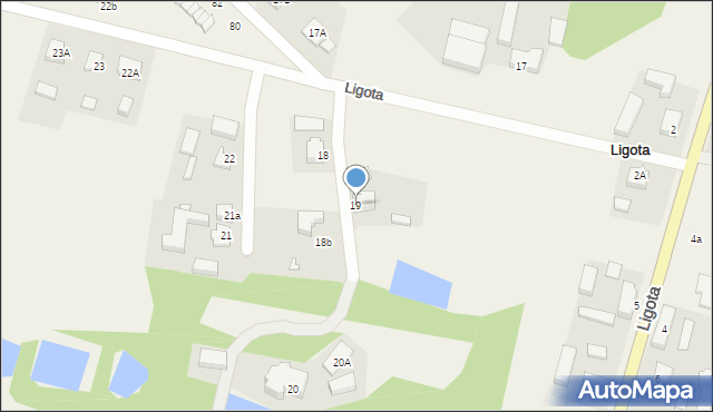 Ligota, Ligota, 19, mapa Ligota