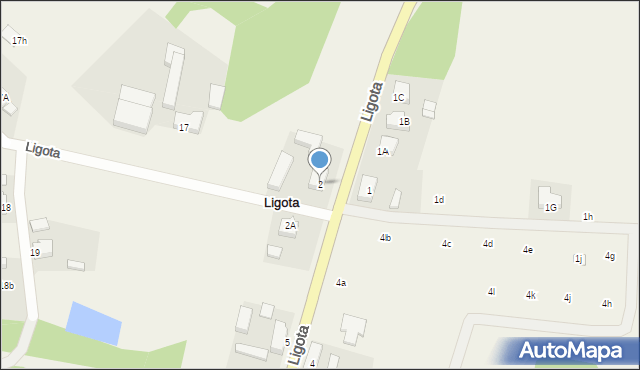 Ligota, Ligota, 2, mapa Ligota