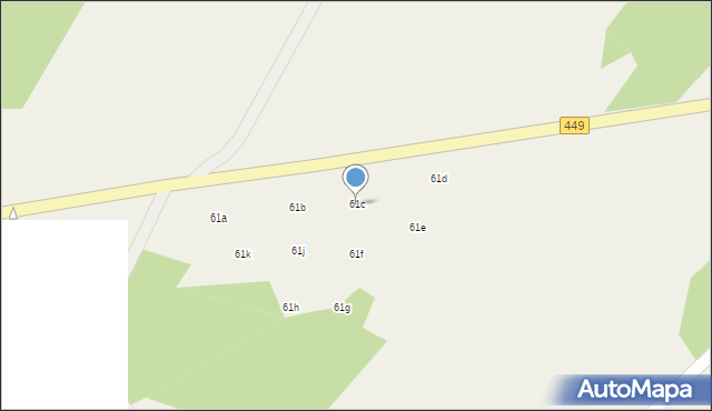 Ligota, Ligota, 61c, mapa Ligota