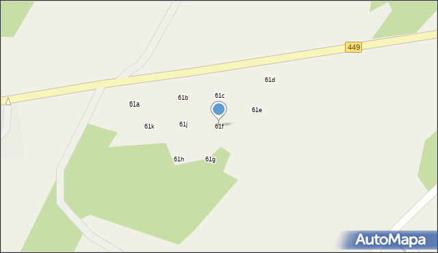 Ligota, Ligota, 61f, mapa Ligota