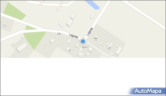 Ligota, Ligota, 9, mapa Ligota