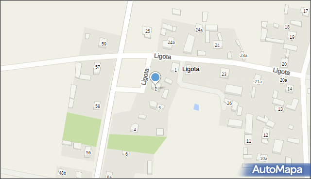 Ligota, Ligota, 2, mapa Ligota