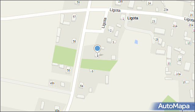 Ligota, Ligota, 4, mapa Ligota