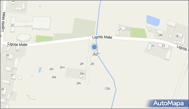 Ligota Mała, Ligota Mała, 26g, mapa Ligota Mała