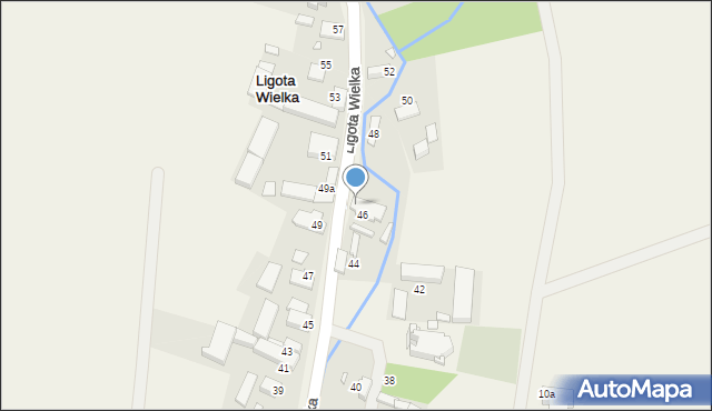 Ligota Wielka, Ligota Wielka, 46A, mapa Ligota Wielka