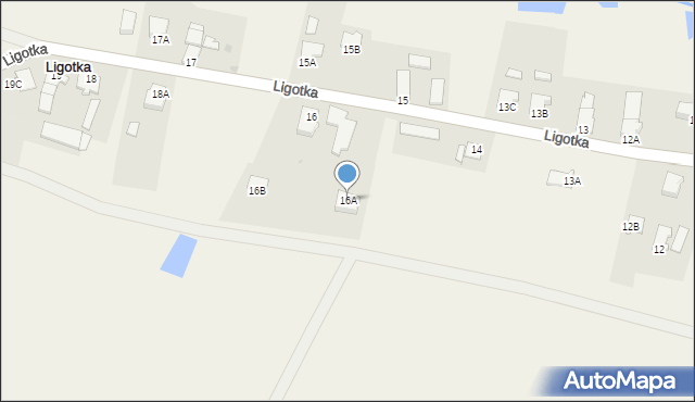 Ligotka, Ligotka, 16A, mapa Ligotka