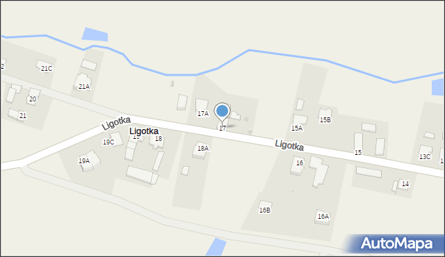 Ligotka, Ligotka, 17, mapa Ligotka