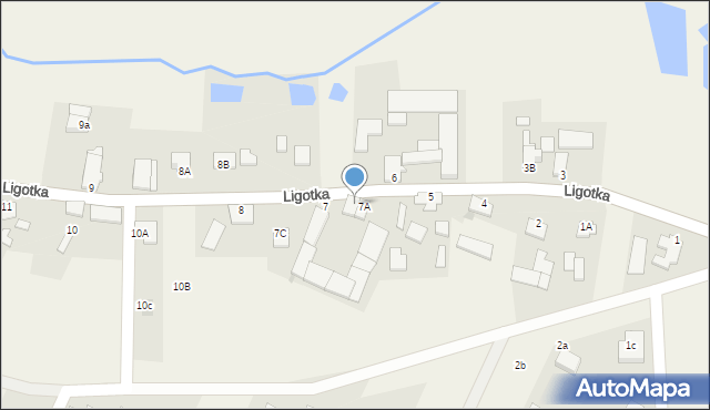 Ligotka, Ligotka, 7B, mapa Ligotka