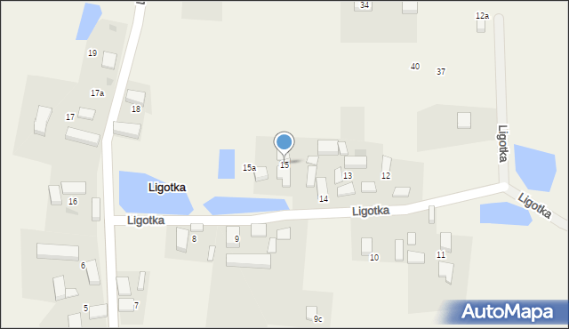 Ligotka, Ligotka, 15, mapa Ligotka